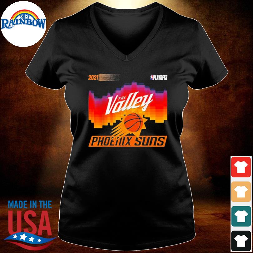 2021 phoenix suns playoffs rally the valley city jersey shirt