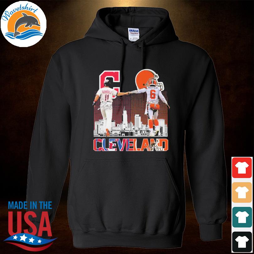 Official Baker Mayfield Cleveland Browns and José Ramírez Cleveland Indians  signatures shirt, hoodie, sweater, long sleeve and tank top