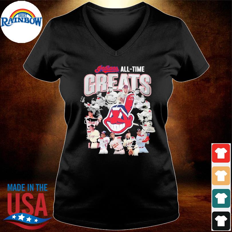 Funny Cleveland Indians all-time greats signatures t-shirt, hoodie,  sweater, long sleeve and tank top