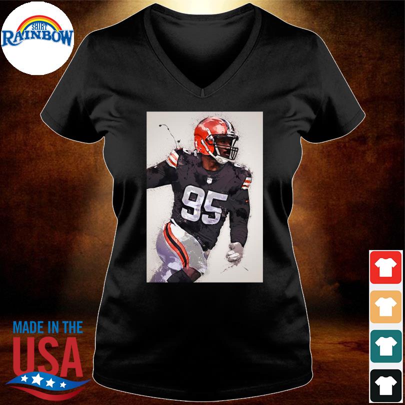 Myles Garrett Name And Number Stripe T-Shirts, hoodie, sweater, long sleeve  and tank top