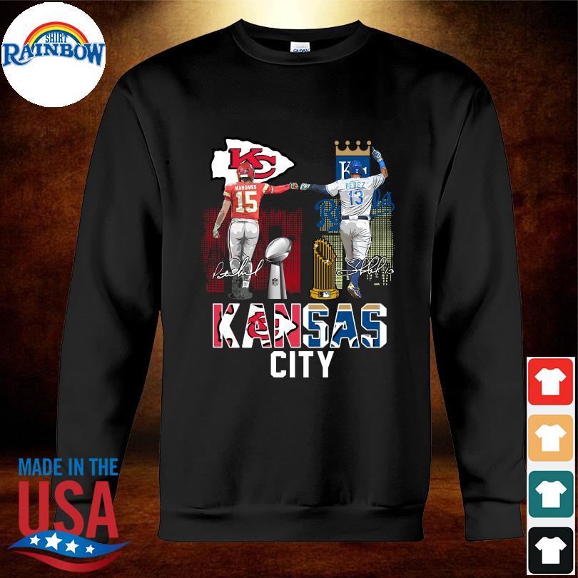 Kansas City Royals and Kansas City Chiefs Perez and Mahomes shirt, hoodie,  sweater, long sleeve and tank top