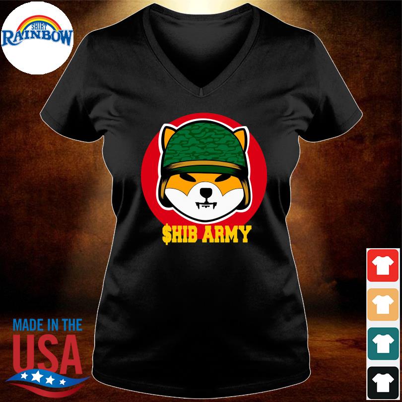 shiba army t shirt