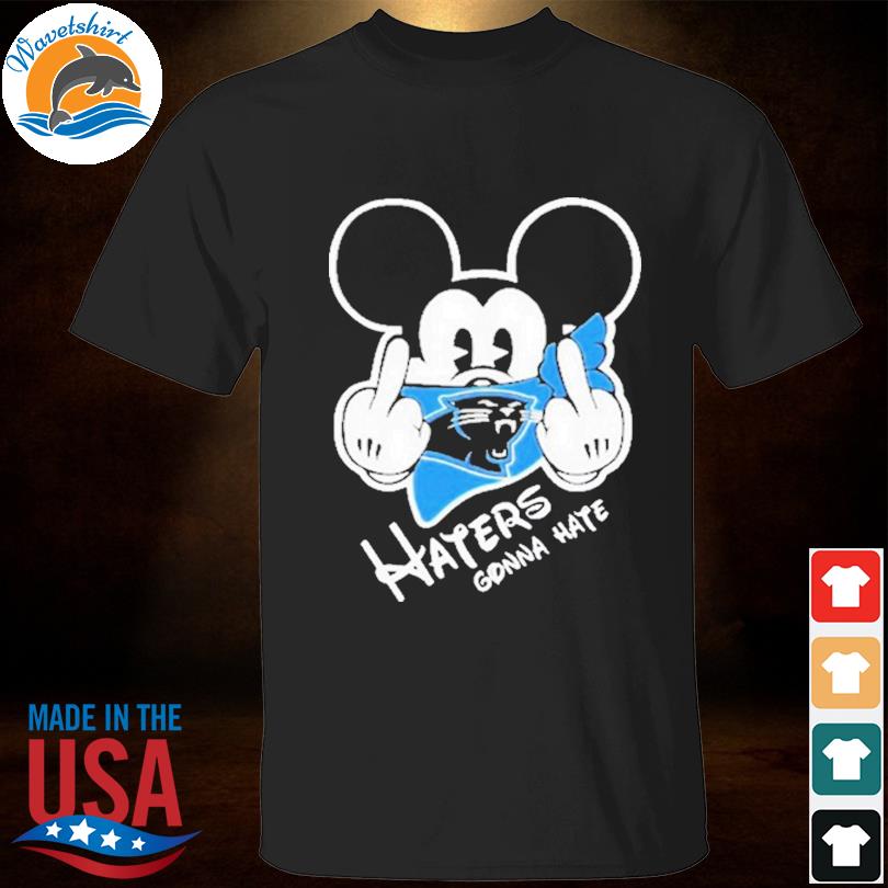 Mickey Gangster And Car Carolina Panthers T-Shirt - Cruel Ball