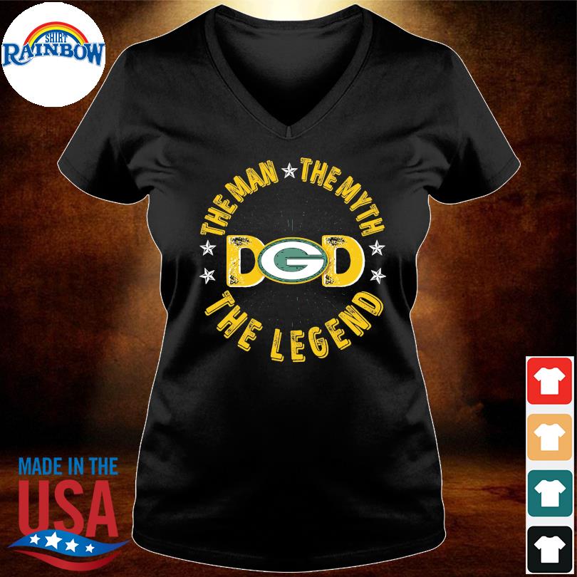 Green Bay Packers Dad The Man The Myth The Legend T-Shirt - T-shirts Low  Price