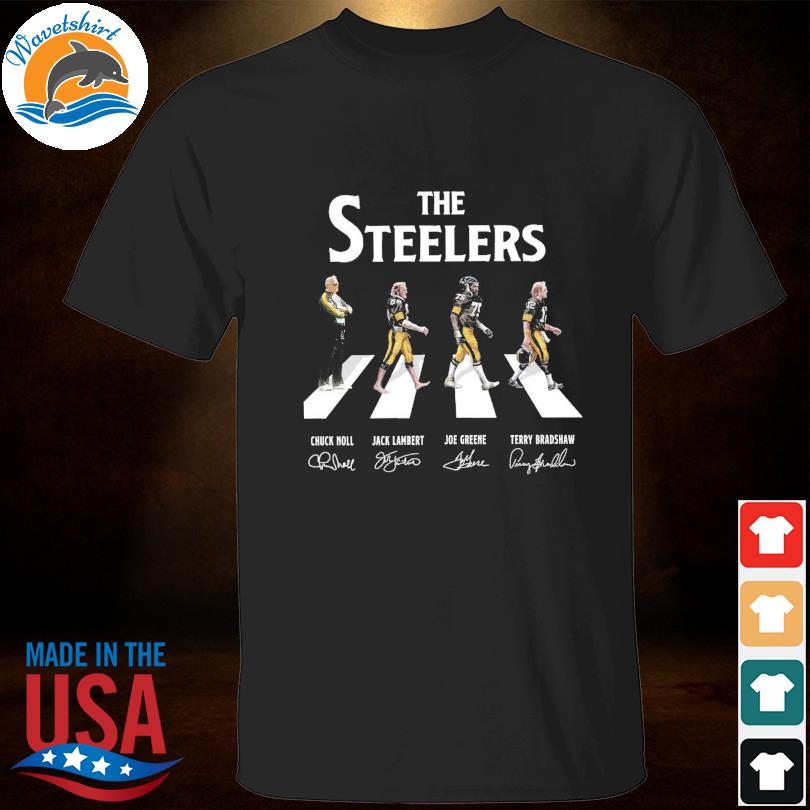 Funny The Steelers Abbey Road signatures shirt, hoodie, sweater, long  sleeve and tank top