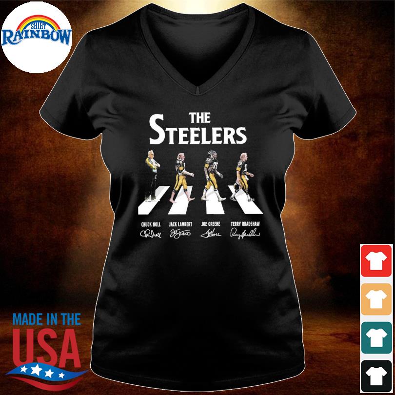 Rationalisering dome nominelt Funny The Steelers Abbey Road signatures shirt, hoodie, sweater, long  sleeve and tank top