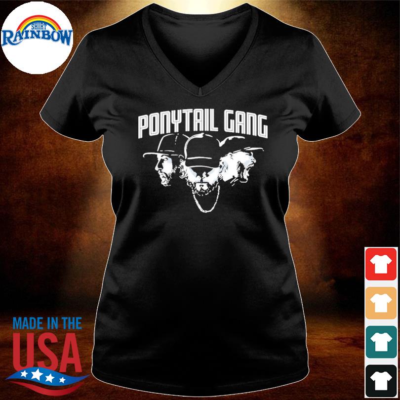 Michael Kopech Craig Kimbrel and Liam Hendriks Ponytail Gang shirt - T-Shirt  AT Fashion LLC