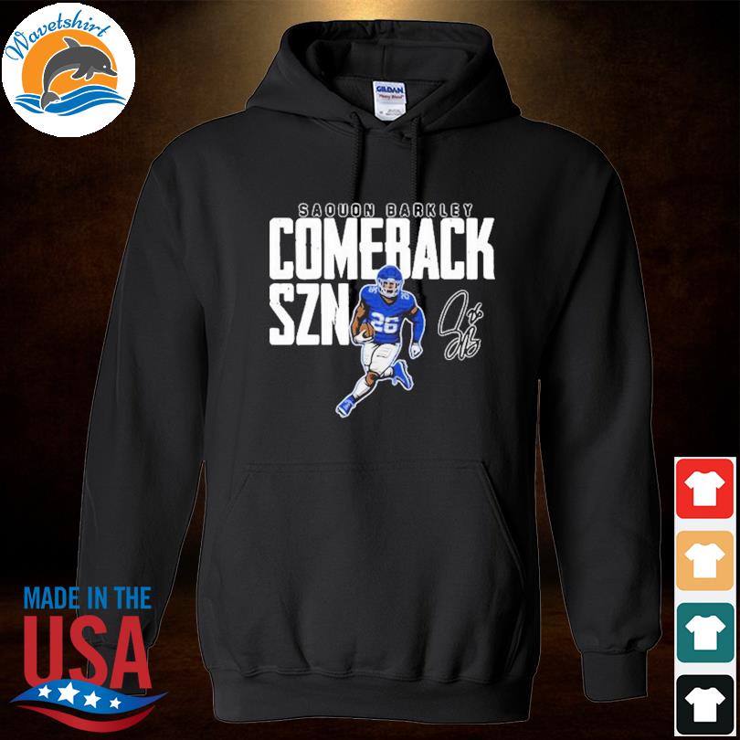 Saquon Barkley Comeback SZN shirt, hoodie, sweater, long sleeve and tank top