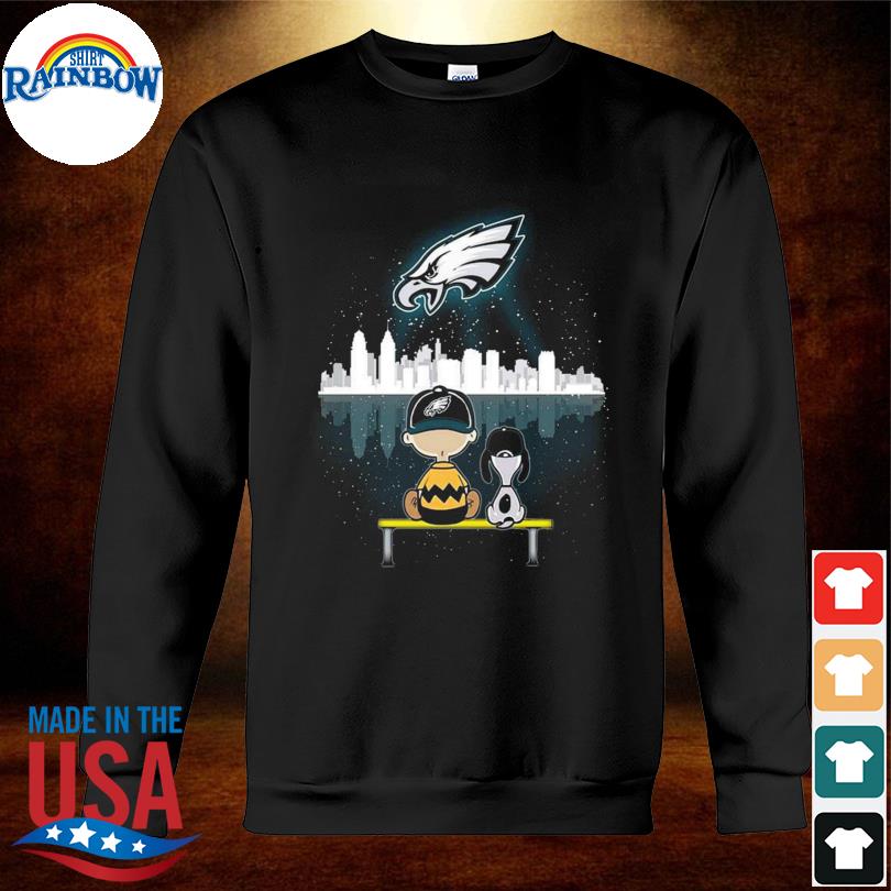 Snoopy and Charlie Brown happy Philadelphia Eagles T-shirt, hoodie,  sweater, long sleeve and tank top