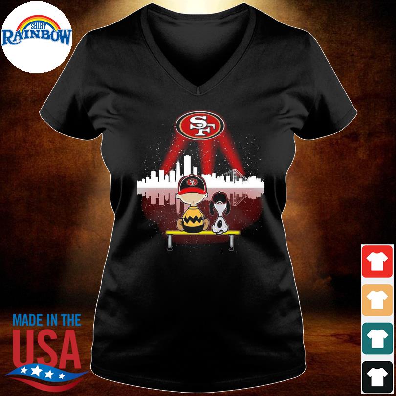 Snoopy Dog And Charlie Brown San Francisco 49ers T-Shirt