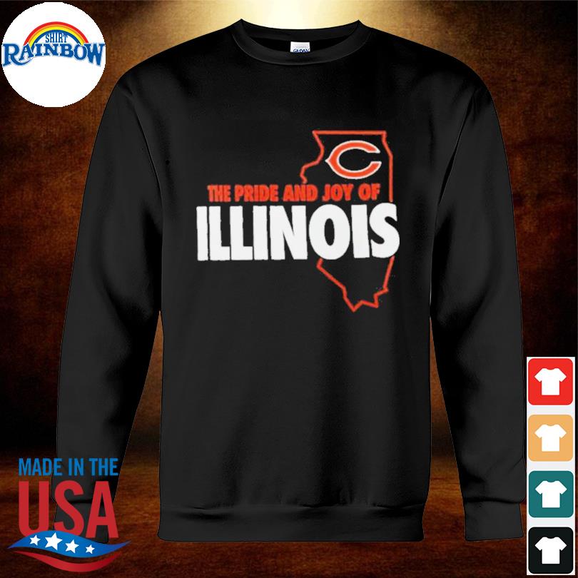 Chicago Bears Illnois The Pride and joy of Illinois State T-shirt, hoodie,  sweater, long sleeve and tank top