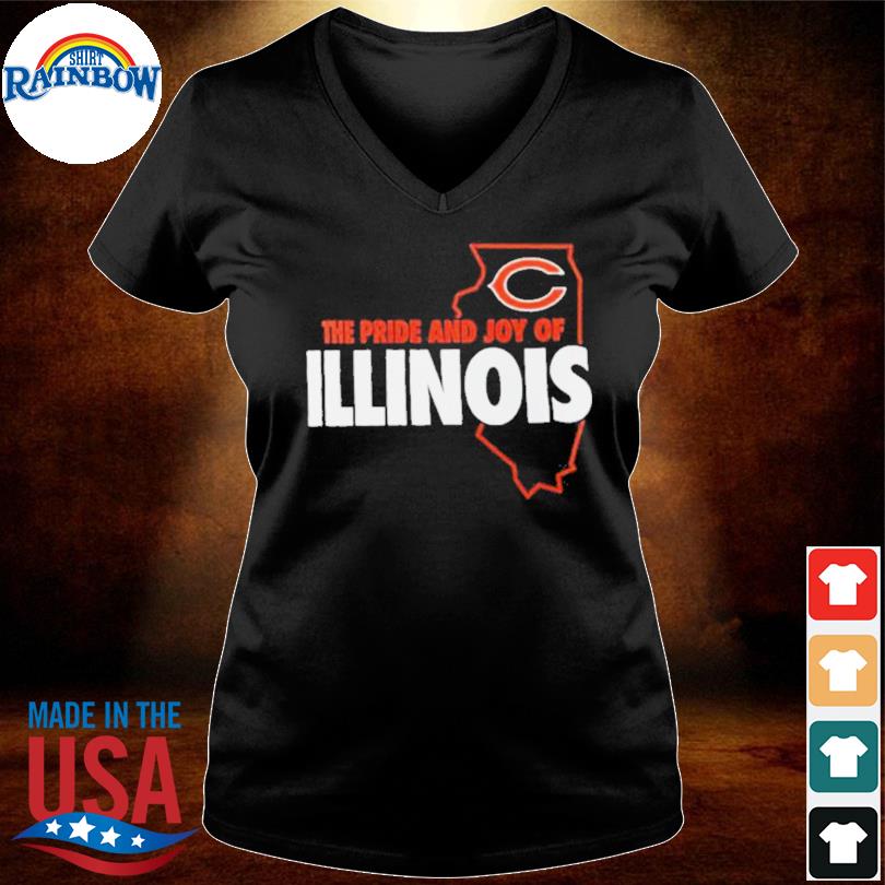 Chicago Bears the pride and joy of illnois logo shirt, hoodie, sweater,  long sleeve and tank top