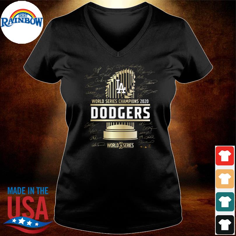 Los Angeles Dodgers World series Champions 2020 Signature Shirt