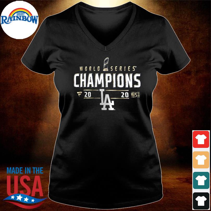 Los Angeles Dodgers 2020 World Series Champions Stripe Crewneck