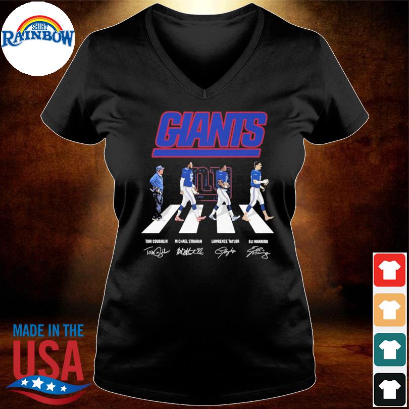 Giants tom coughlin michael strahan lawrence taylor eli manning shirt