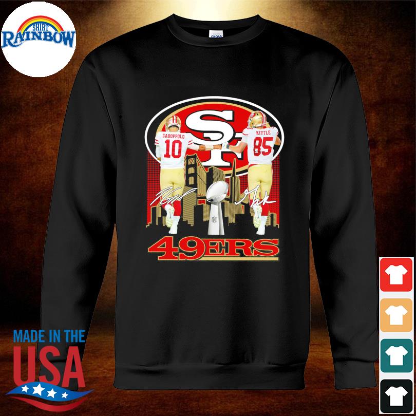 Jimmy Garoppolo x George Kittle Tshirt San Francisco 49ers Tees S