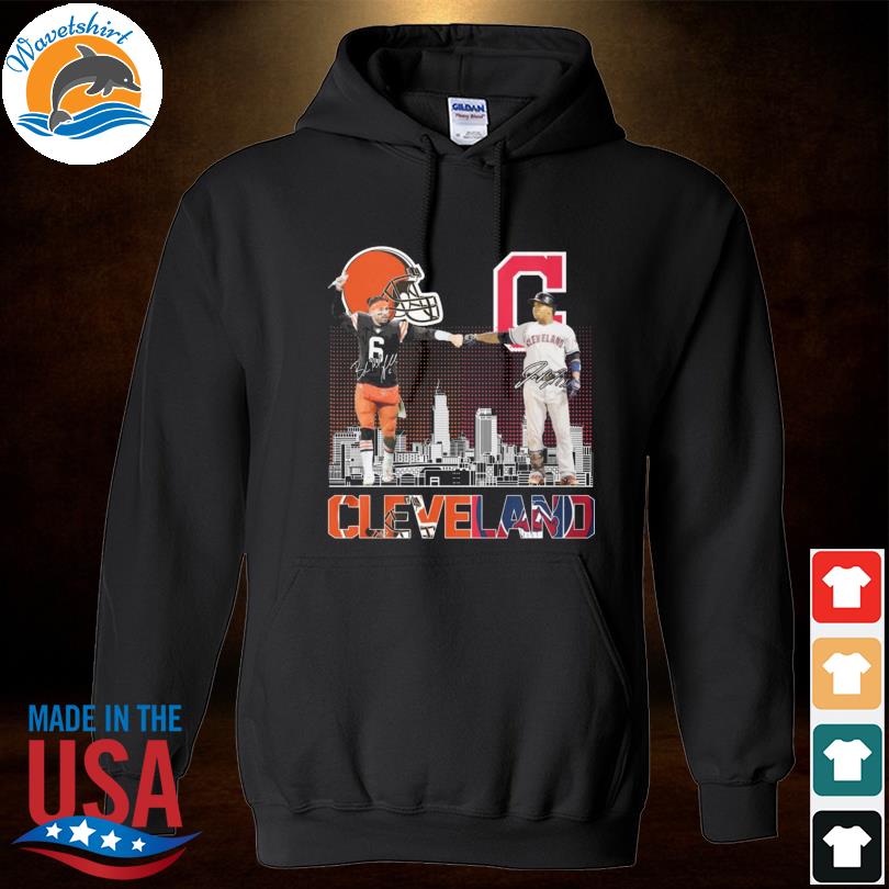 Cleveland indians josé ramírez Cleveland browns baker mayfield city  signatures Shirt, hoodie, sweater, long sleeve and tank top