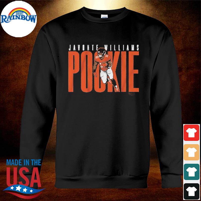 Javonte Williams Pookie shirt, hoodie, sweater, long sleeve and tank top