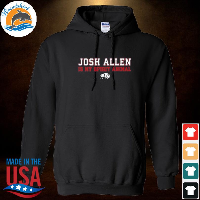 Josh allen is my spirit animal buffalo bills shirt, hoodie