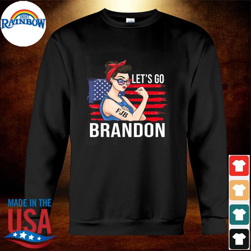 Women's Messy bun Let's Go Brandon shirt, hoodie, sweater and long sleeve