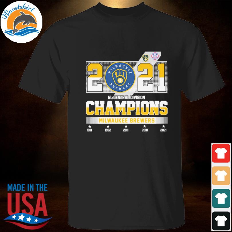 Milwaukee Brewers NL Central Division Champions 2021 MLb shirt, hoodie,  sweater, long sleeve and tank top