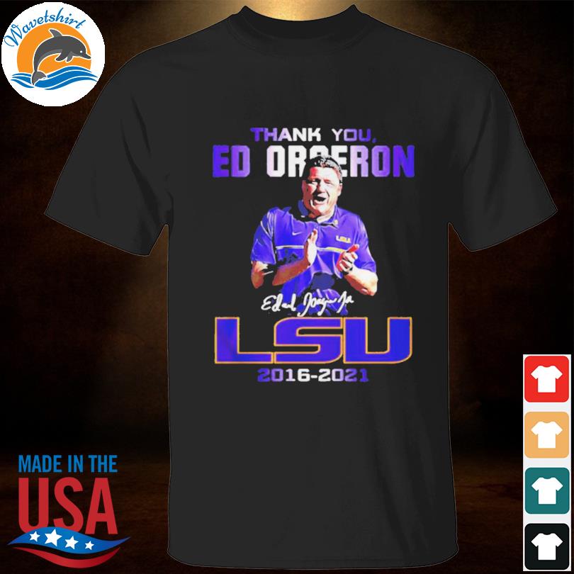 ed orgeron t shirt