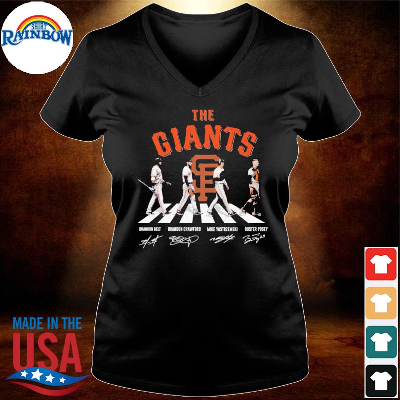 The Giants Abbey Road San Francisco Giants Signatures Shirt, The