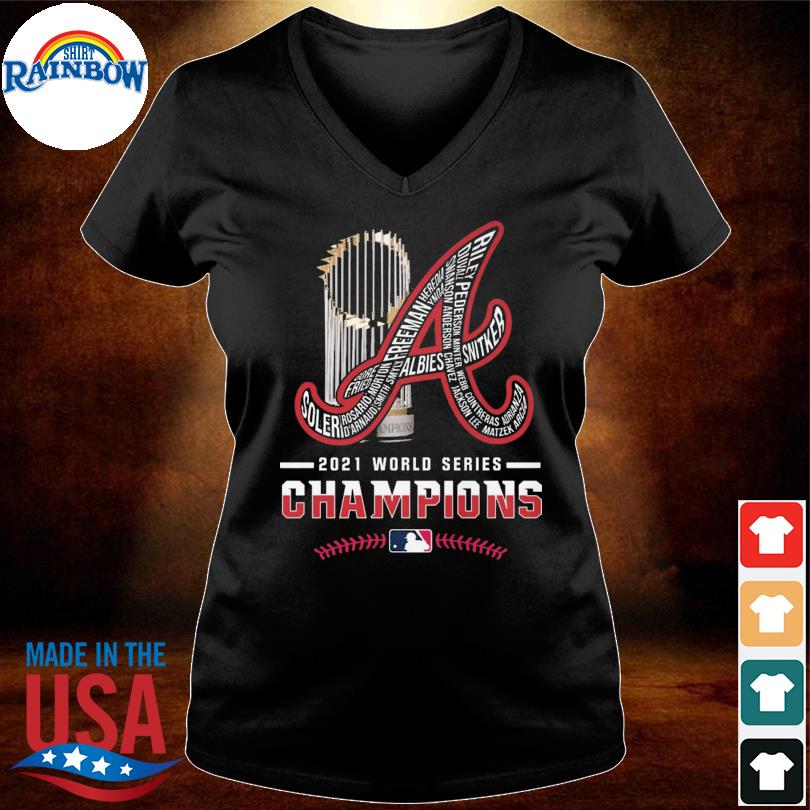 Official Atlanta Braves Player Team 2021 World Series Champions Shirt,  hoodie, sweater, long sleeve and tank top