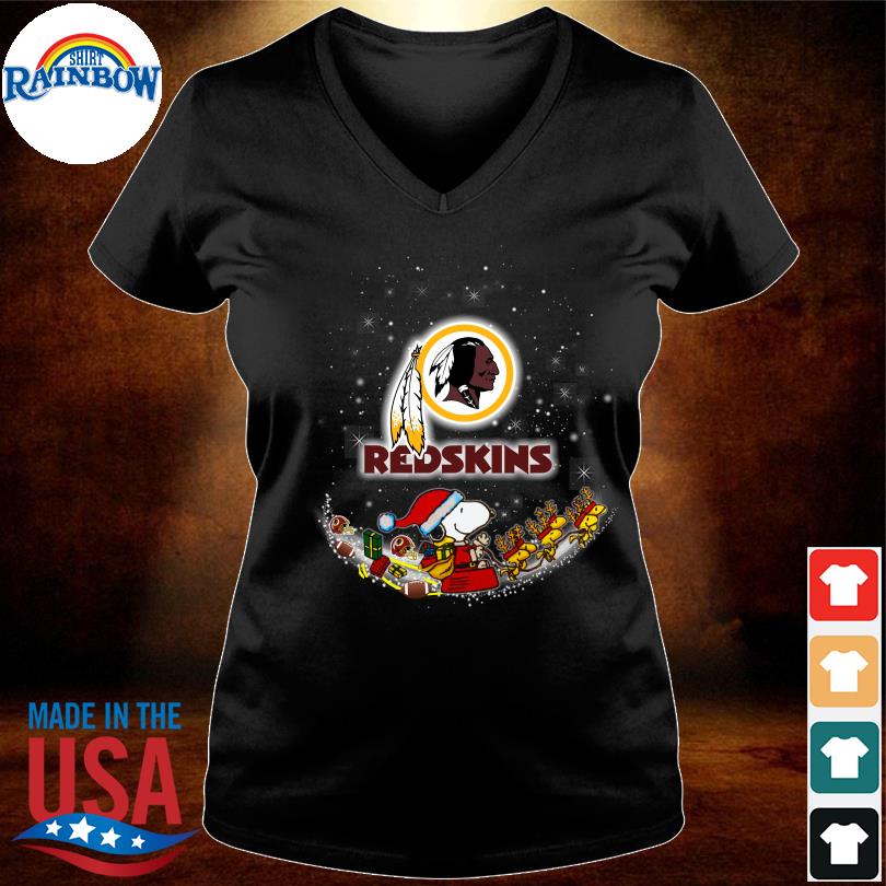 Snoopy Christmas Washington Redskins Logo Shirt, hoodie, longsleeve, sweater