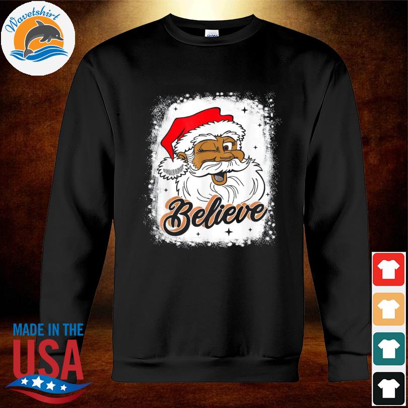 believe santa sweatshirt