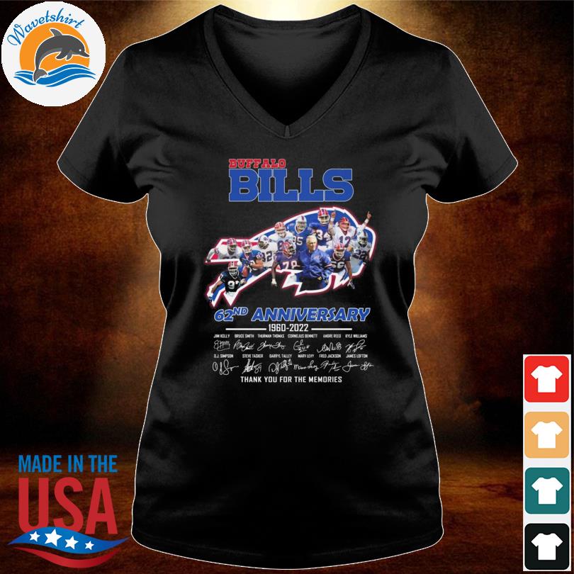 Original The Buffalo Bills Thank You For The Memories Abbey Road Signatures  T-shirt,Sweater, Hoodie, And Long Sleeved, Ladies, Tank Top