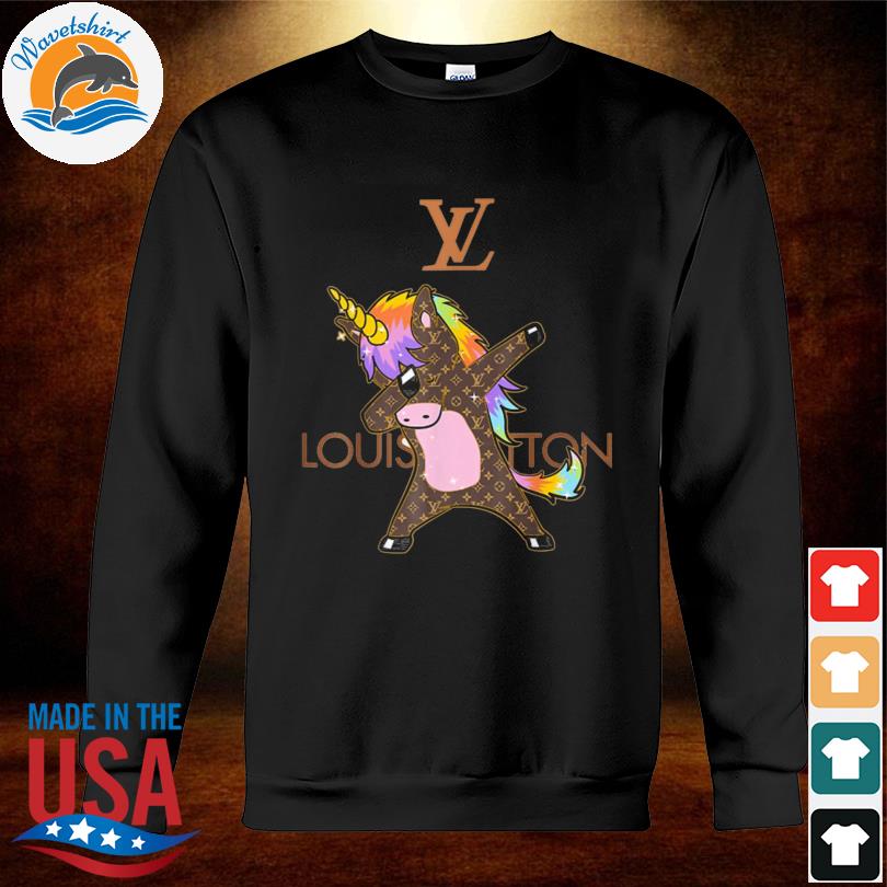 Dabbing Unicorn LV Louis Vuitton shirt, hoodie, sweater, long
