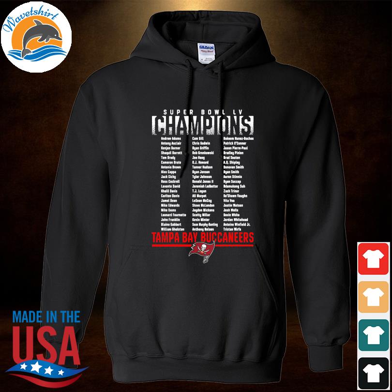 Tampa Bay Buccaneers nfl super bowl lv champions 2021 shirt, hoodie,  sweater, long sleeve and tank top