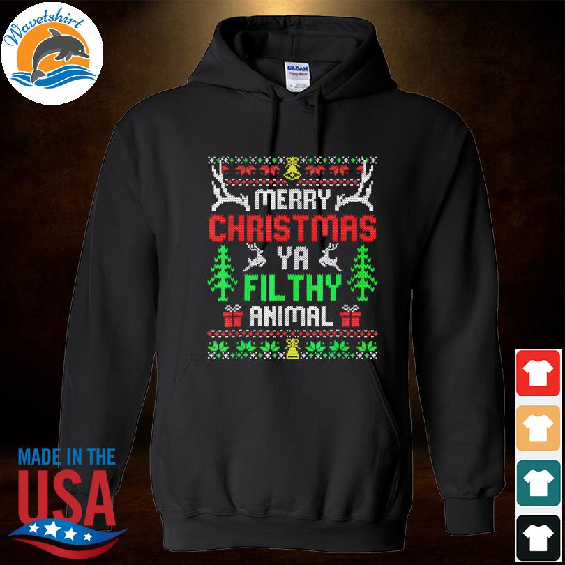 Merry Christmas Animal Filthy Ya 2022 Ugly Sweater, Hoodie, Sweater, Long Sleeve And Tank Top