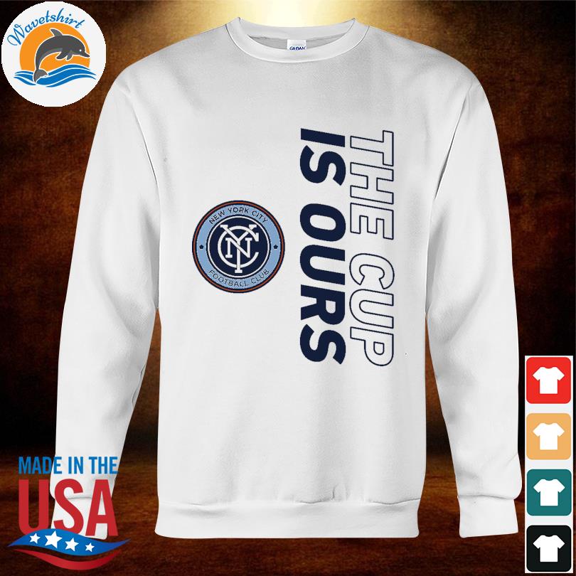 MLS '21 MLS Cup Champions New York City FC Parade T-Shirt, Men's, Small, Blue