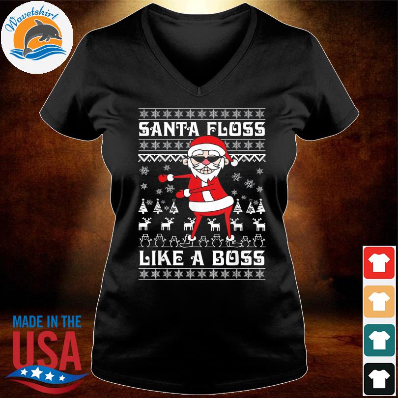 floss like a boss christmas jumper