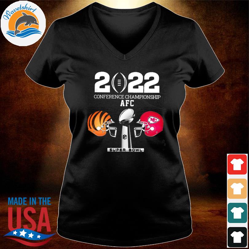 Official Bengals vs Chiefs 2022 afc conference championship super bowl shirt,  hoodie, sweater, long sleeve and tank top