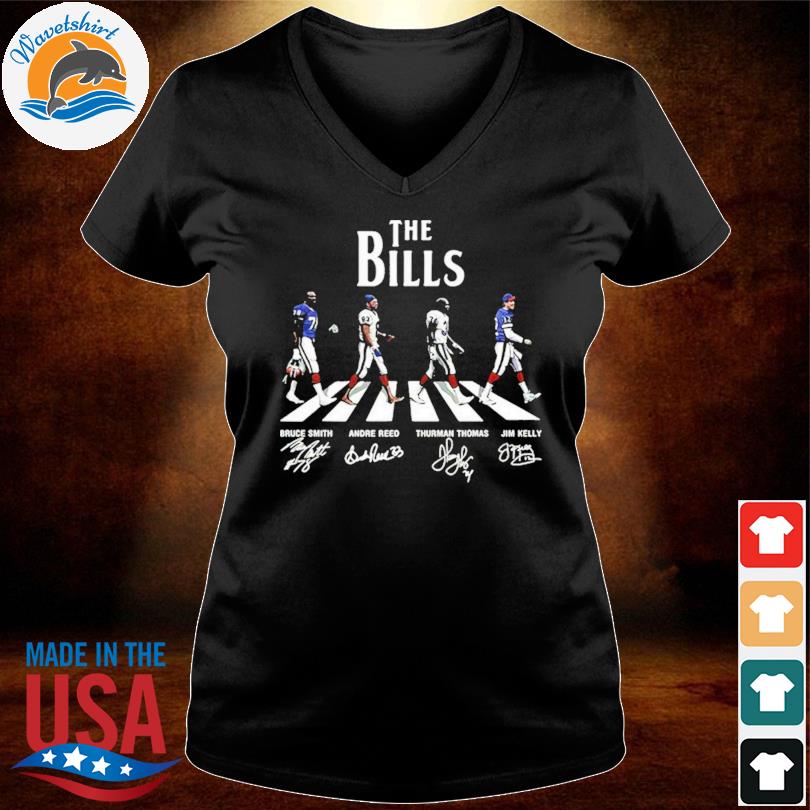 The Bills name players abbey road signatures shirt, hoodie, sweater, long  sleeve and tank top