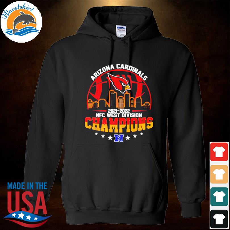 Official Arizona cardinals 2022 nfc west division champions shirt, hoodie,  sweater, long sleeve and tank top