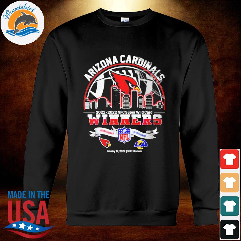 Arizona Cardinals Winners Champions 2021 2022 NFL Super Wild Card T-Shirt,  hoodie, sweater, long sleeve and tank top