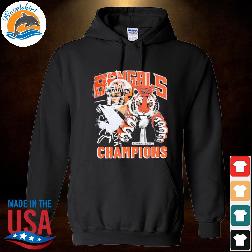 Official cincinnati Bengals 9 Joe Burrow Super Bowl Champions Shirt,  hoodie, sweater, long sleeve and tank top