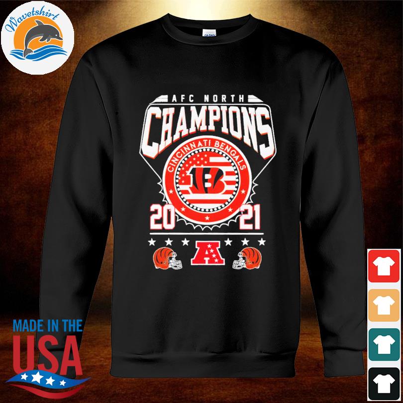 Cincinnati Bengals Champions 2021 2022 AFC North Conference Championships  T-Shirt, hoodie, sweater, long sleeve and tank top