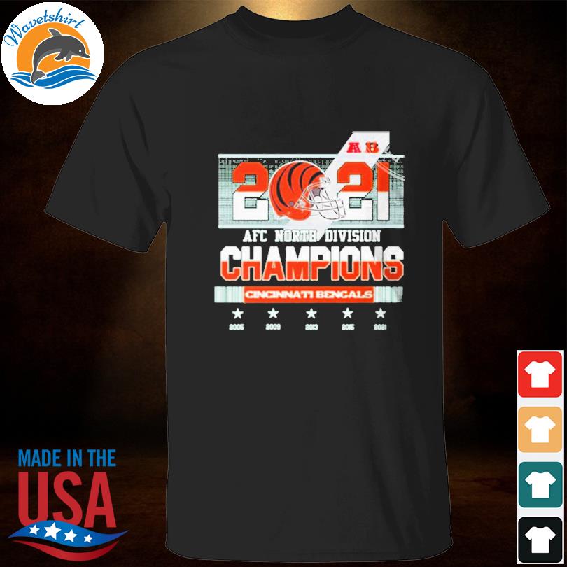 Cincinnati Bengals City 2021 2022 AFC North Division Champions shirt -  Online Shoping