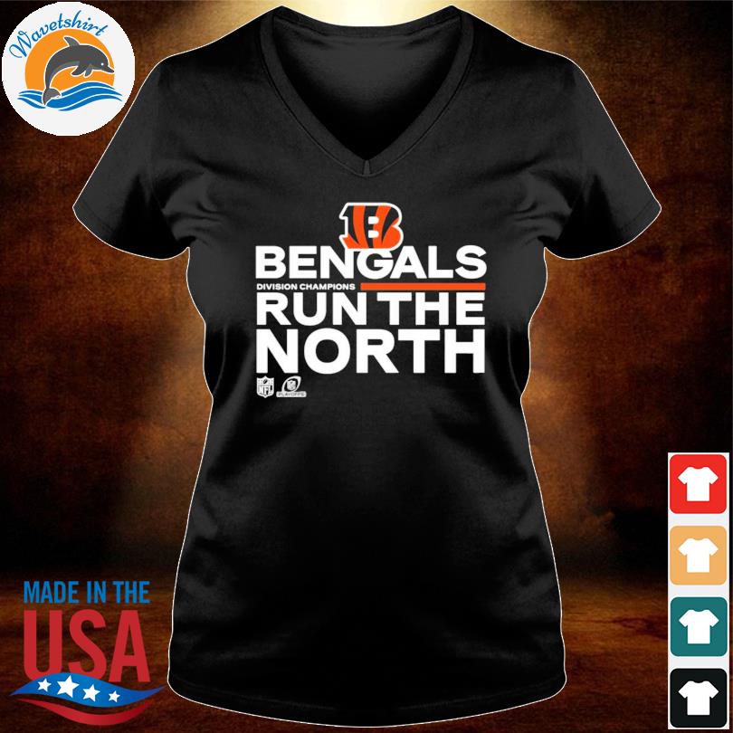 Cincinnati Bengals Run The North T shirt Unisex Mens Womens