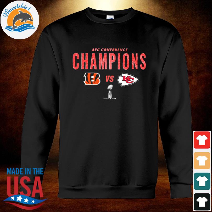 Cincinnati Bengals Vs Kansas City Chiefs 2022 AFC Conference Championship Super  Bowl Shirt, hoodie, sweater, long sleeve and tank top