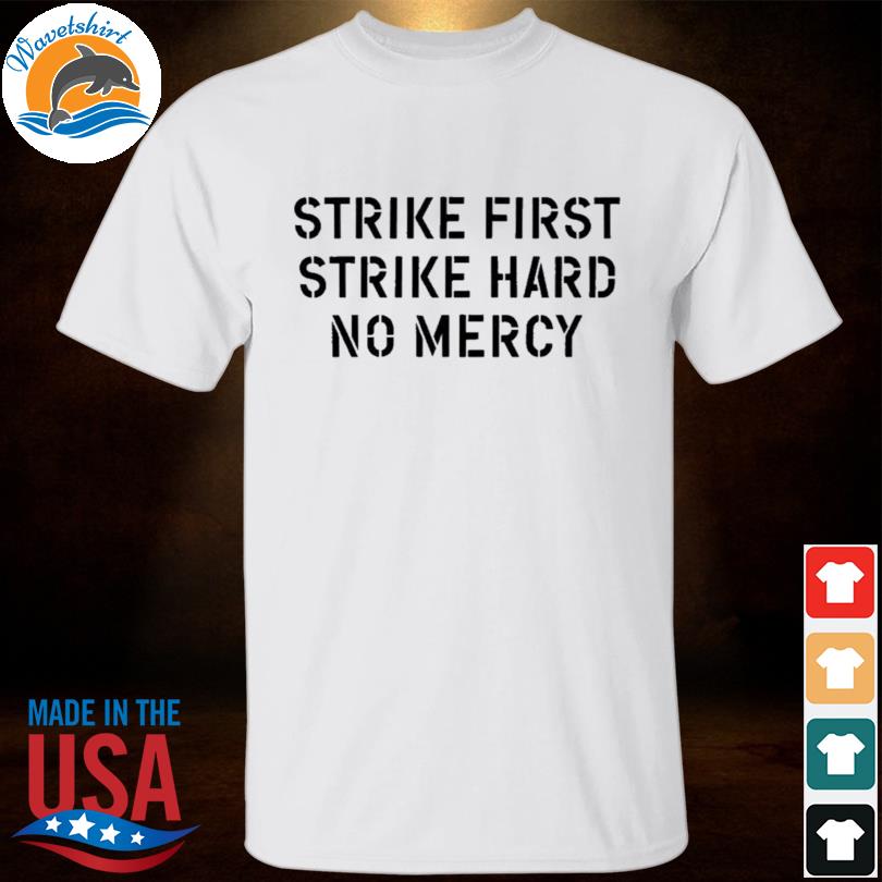 cobra kai shirt strike first