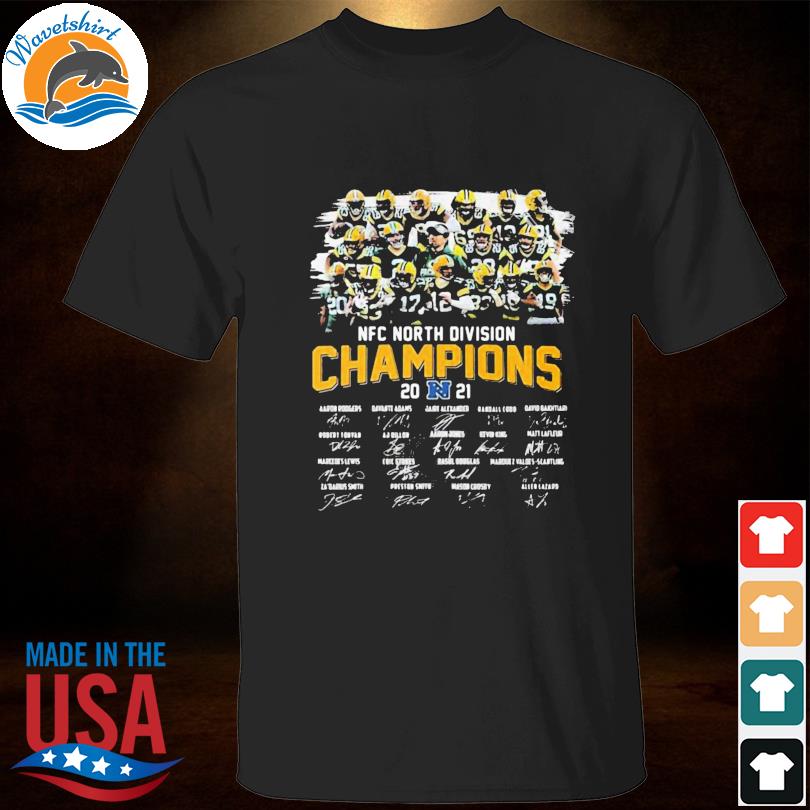 Premium green bay packers team nfc north division 2021 champions shirt,  hoodie, sweater, long sleeve and tank top