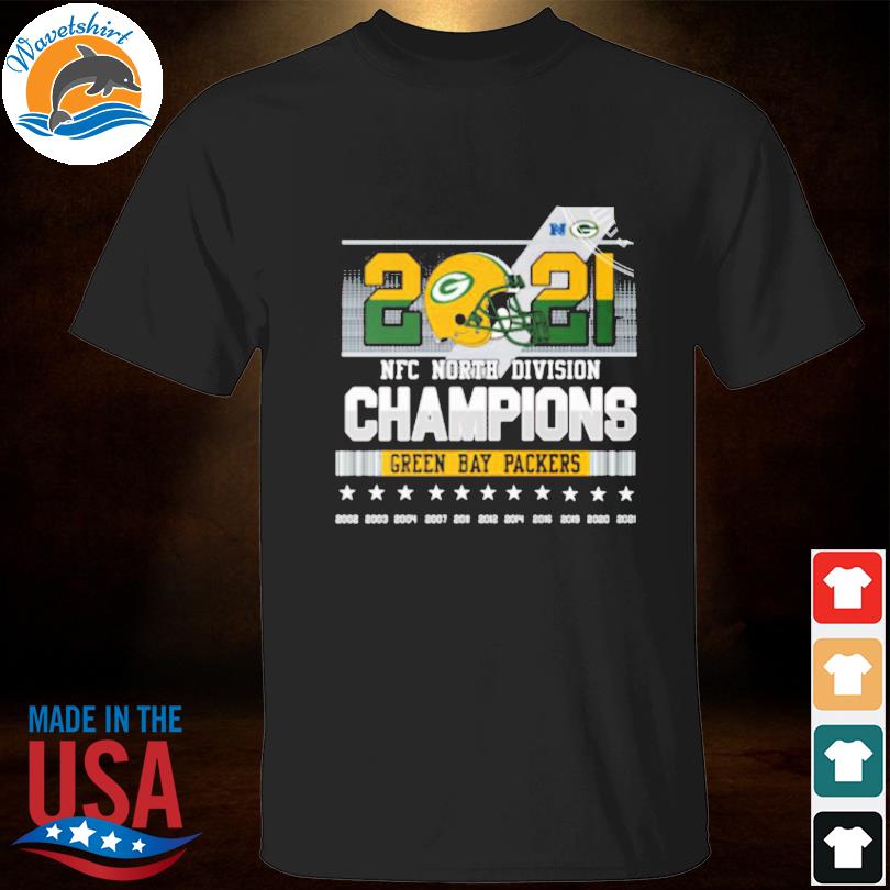 Green Bay Packers Team NFC North Division 2021 Champions T-Shirt - T-shirts  Low Price