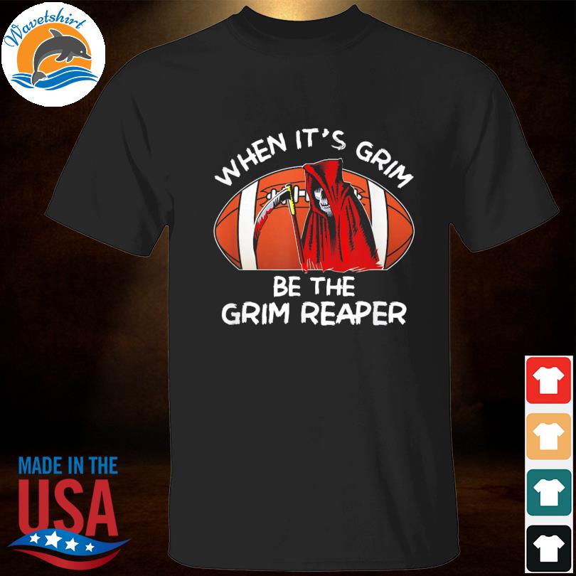 : When its Grim be The Grim Reaper T Shirt Andy Reid Mahomes  Tshirt T-Shirt : Clothing, Shoes & Jewelry