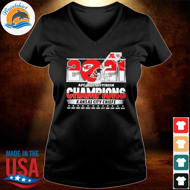 FREE shipping 2021 AFC west division champions kansas city chiefs shirt,  Unisex tee, hoodie, sweater, v-neck and tank top